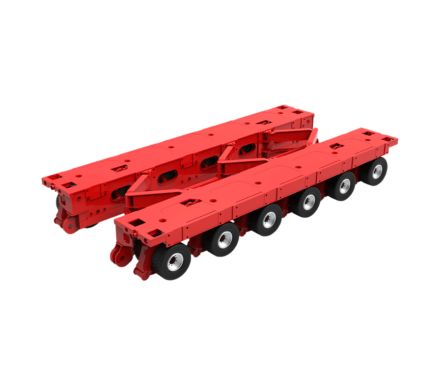 Samobieżny transporter modułowy KTSP-6H z odłączaną osią 6-H (SPMT)